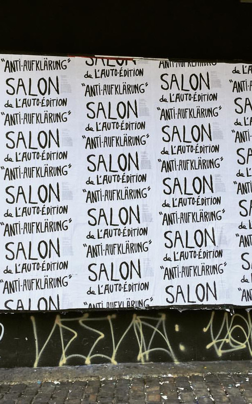 SALON DE L'AUTO-ÉDITION &quot;ANTI-AUFKLÄRUNG&quot; 2016 Image 1